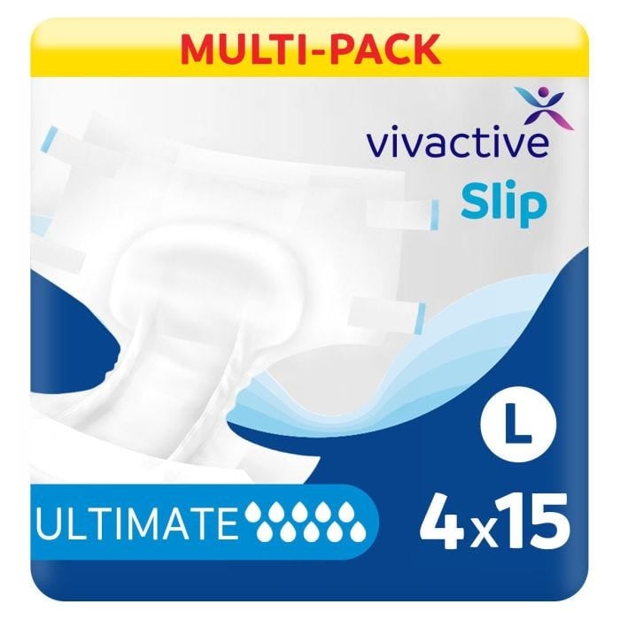 Multipack 4x Vivactive Slip Ultimate Large (5150ml) 15 Pack