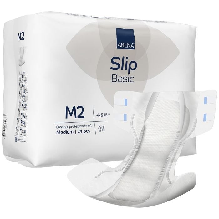 Abena Slip Basic M2 Medium (2300ml) 24 Pack - pant