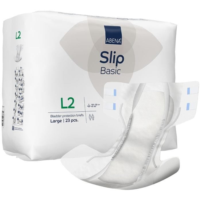 Abena Slip Basic L2 Large (2800ml) 23 Pack - combi