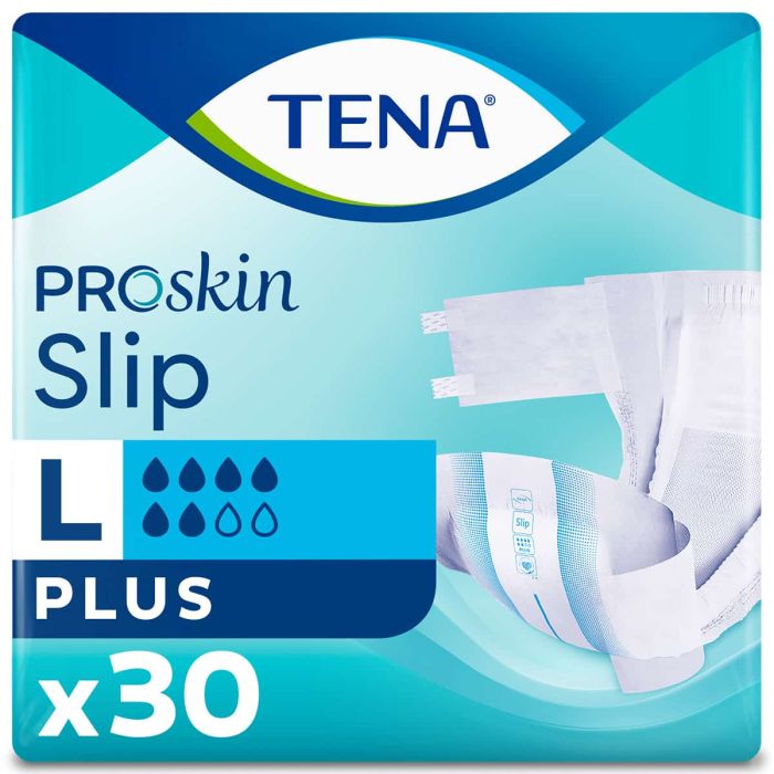 TENA Slip Plus Large (2350ml) 30 Pack