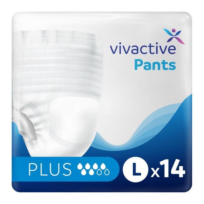 Vivactive Pants Plus Large (1590ml) 14 Pack