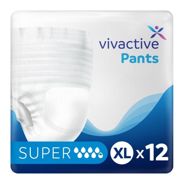 Vivactive Pants Super XL (1950ml) 12 Pack