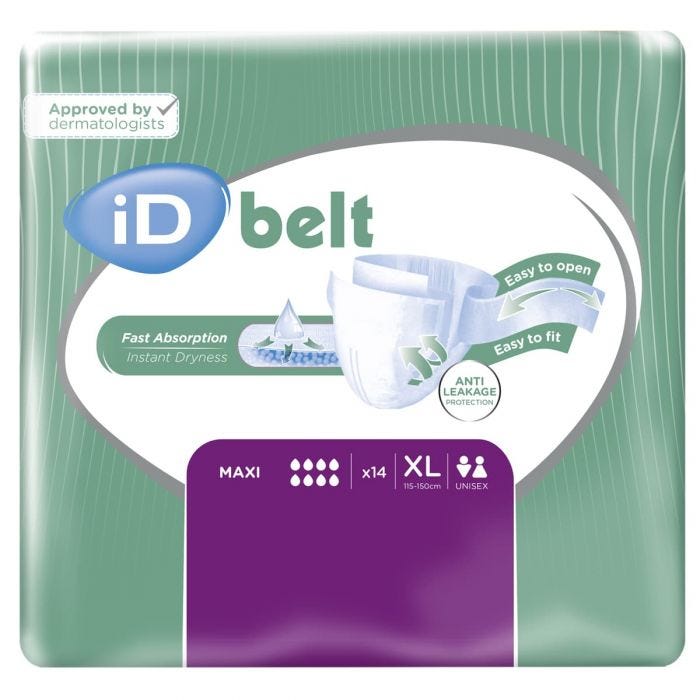 Multipack 4x iD Expert Belt Maxi XL (3400ml) 14 Pack