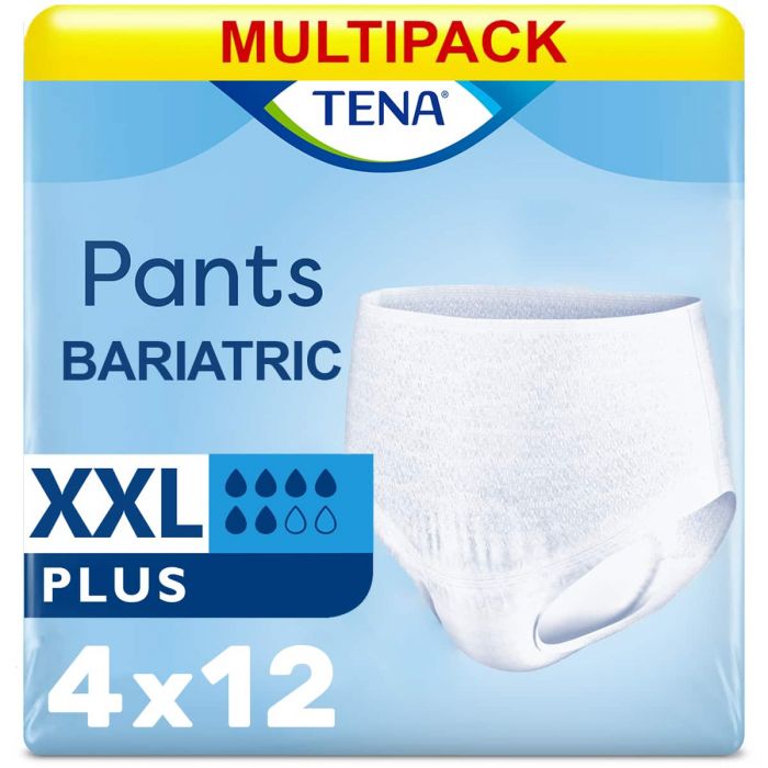 Multipack 4x TENA Pants Bariatric Plus XXL (1440ml) 12 Pack