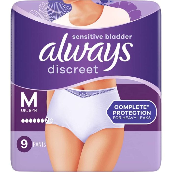 Always Discreet Pants Plus Medium 9 Pack