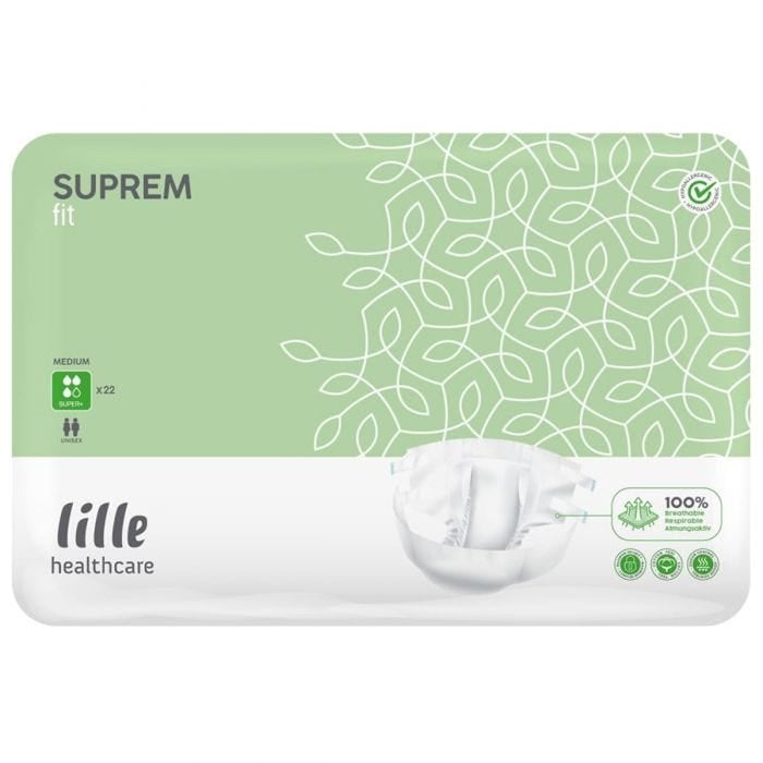 Multipack 4x Lille Healthcare Suprem Fit Super+ Medium (2980ml) 22 Pack