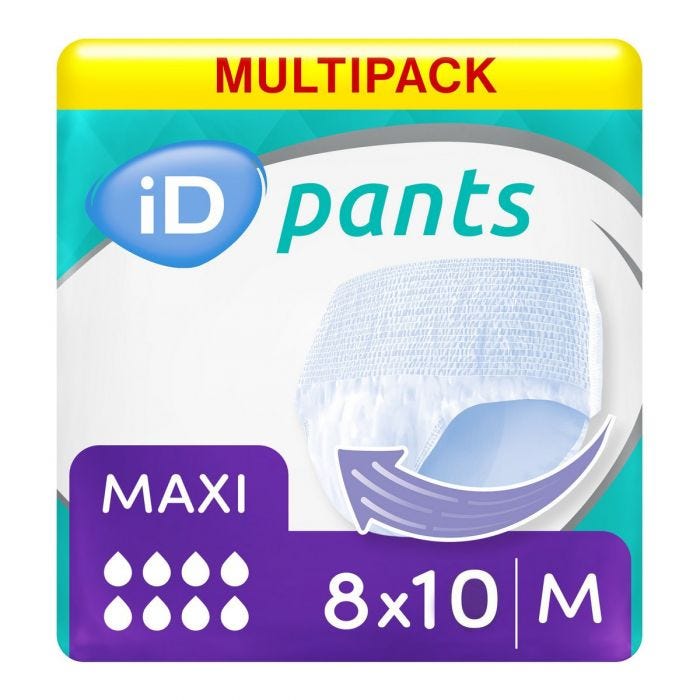 Multipack 8x iD Pants Maxi Medium (2200ml) 10 Pack