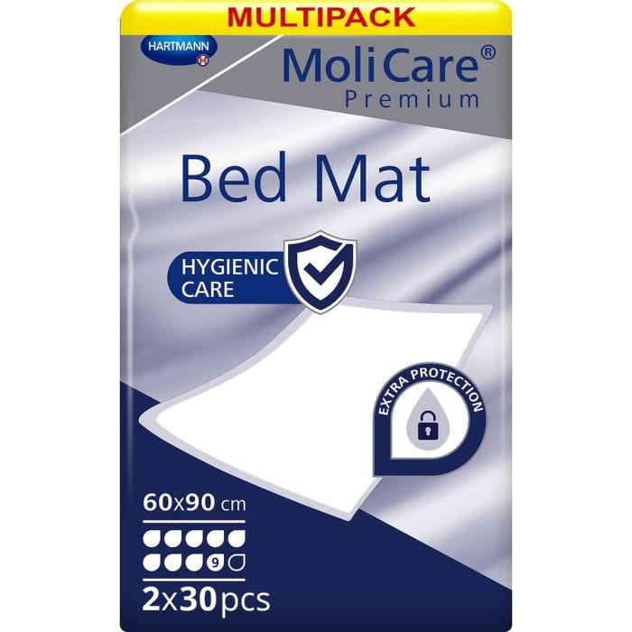 Multipack 2x MoliCare Premium Bed Mat 60x90cm (2719ml) 30 Pack