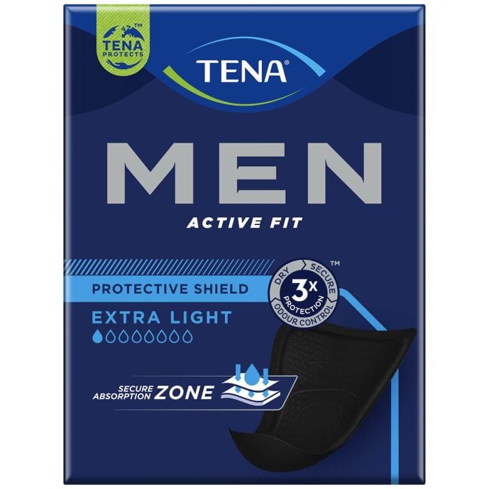 TENA Men Active Fit Protective Shield Extra Light (140ml) - pack