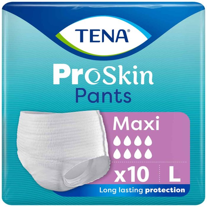 TENA Pants Maxi Large (2499ml) 10 Pack