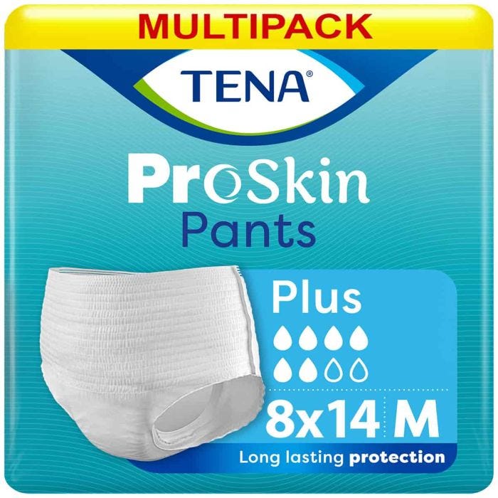 Multipack 8x TENA Pants Plus Medium (1300ml) 14 Pack