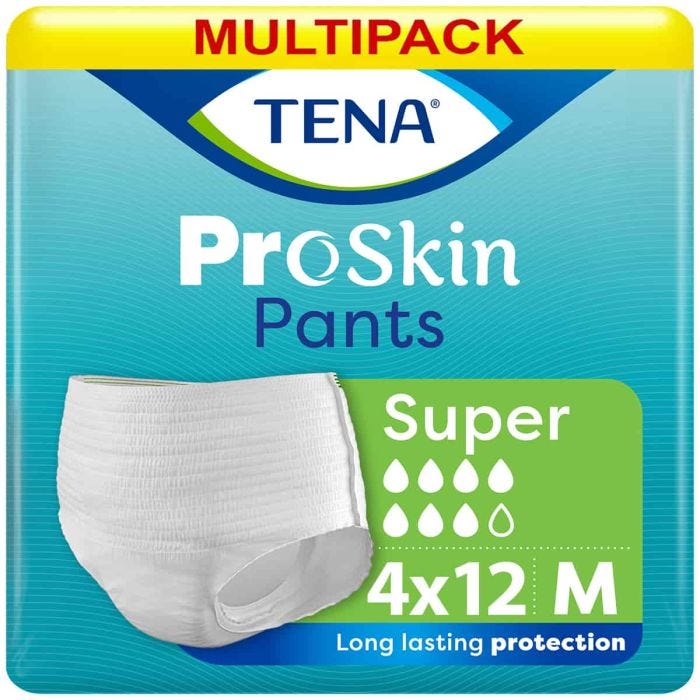 Multipack 4x TENA Pants Super Medium (1700ml) 12 Pack