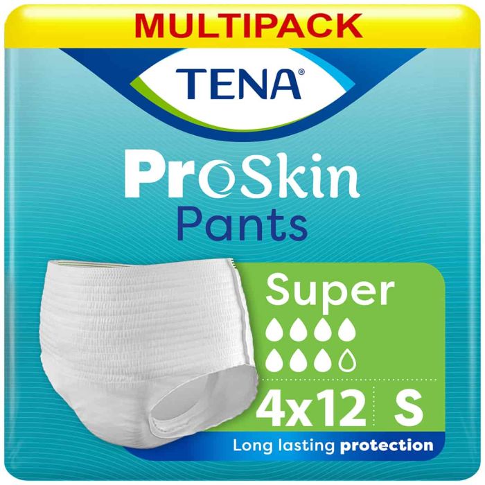 Multipack 4x TENA Pants Super Small (1700ml) 12 Pack