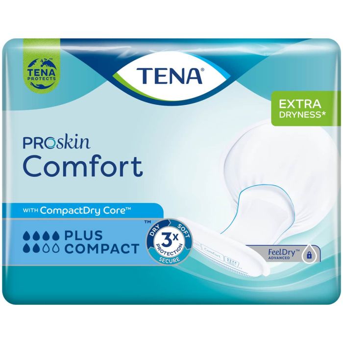 Multipack 3x TENA Comfort Plus Compact (1500ml) 42 Pack - mobile