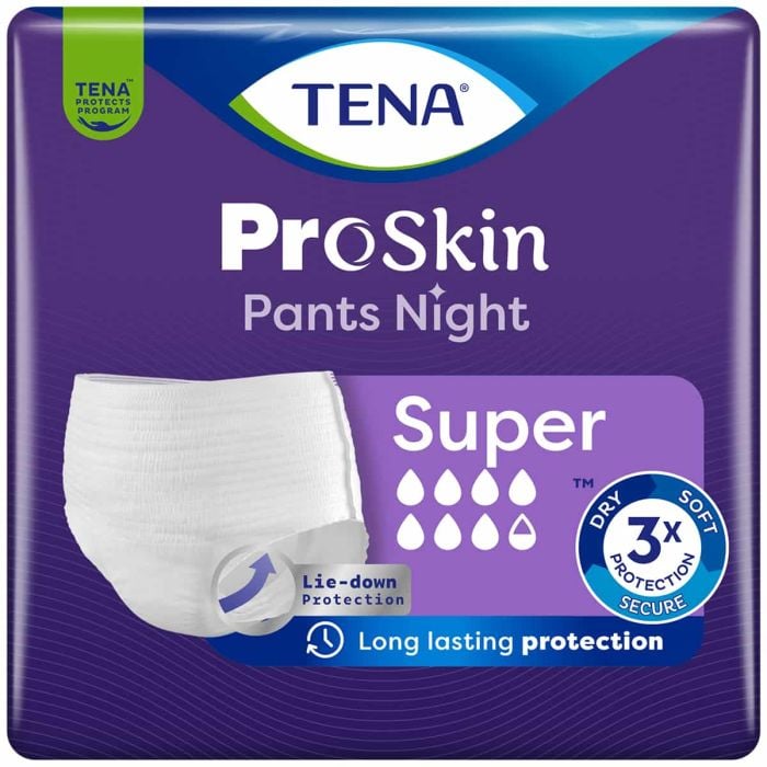 TENA Pants Night Super Medium (2100ml) 10 Pack - pack