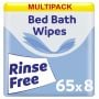 Multipack 65x Vivactive Lightly Scented Bed Bath Wipes 8 Pack