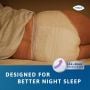 TENA ProSkin Pants Night Super Large (2100ml) 10 Pack - designed for better night sleep