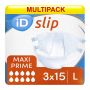 Multipack 3x iD Expert Slip Maxi Prime Large (4880ml) 15 Pack