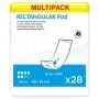 Multipack 4x Rectangular Insert Pad PE Backed with Strip Maxi Plus (1070ml) 28 Pack