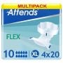 Multipack 4x Attends Flex 10 X Large (3658ml) 20 Pack - mobile