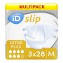 Multipack 3x iD Expert Slip Extra Plus Medium PE Backed (2600ml) 28 Pack