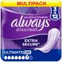 Multipack 3x Always Discreet Pads Ultimate Day 12 Pack