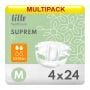 Multipack 4x Lille Healthcare Suprem Fit Extra+ Medium (2650ml) 24 Pack