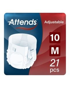 Attends Adjustable 10 Medium (2900ml) 21 Pack - mobile