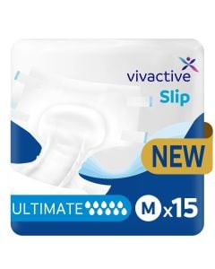 Vivactive Slip Ultimate Medium (4450ml) 15 Pack - mobile new