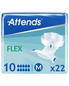 Attends Flex 10 - Medium (75-105cm/29-41in) Pack of 22 - mobile