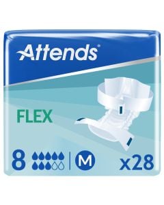 Attends Flex 8 - Medium (75-105cm/29-41in) Pack of 28 - mobile