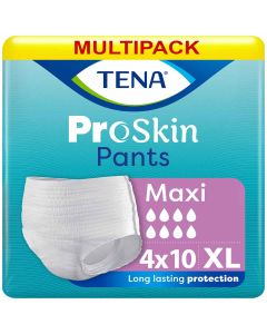 Multipack 4x TENA Pants Maxi XL (2499ml) 10 Pack