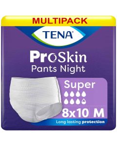 Multipack 8x TENA Pants Night Super Medium (2010ml) 10 Pack - mobile