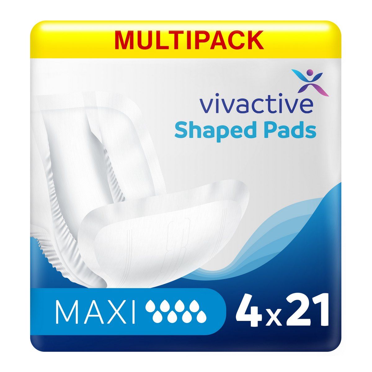 Multipack 4x Age Co Maxi Absorb Shaped Pads Super+ (2920ml)