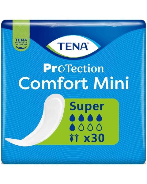 TENA Comfort Mini Super (800ml) 30 Pack