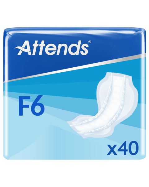 Attends F6 Faecal Pad 40 Pack