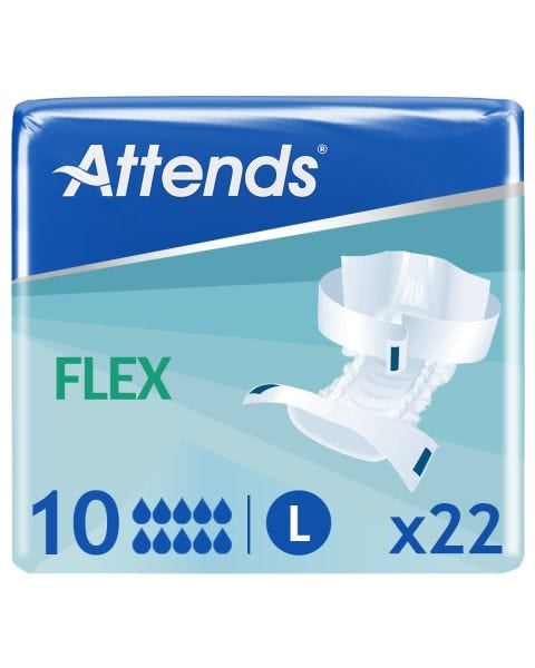 Attends Flex 10 Large (3912ml) 22 Pack