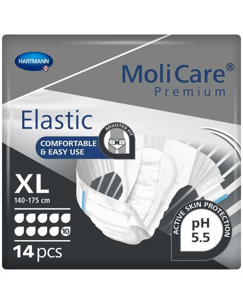 MoliCare Premium Elastic 10 Drops XL (4380ml) 14 Pack