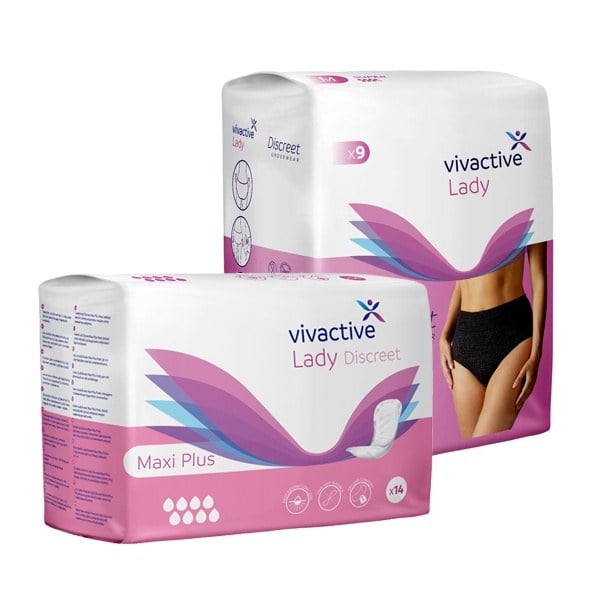 Vivactive Lady Discreet Underwear Large (1700ml) 8 Pack